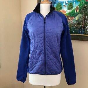 Eastern Mountain Sports lightweight Ascent purple light puffer jacket SZ large